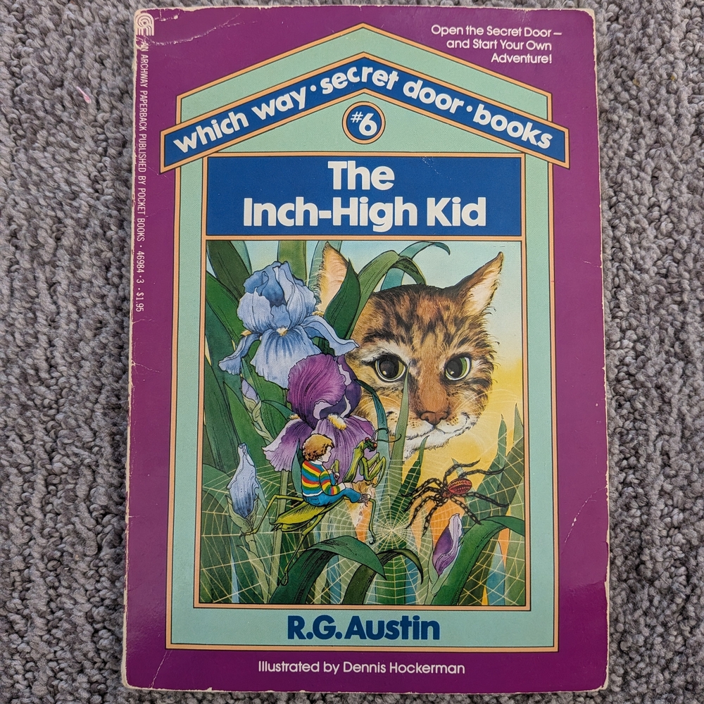 Which Way Secret Door Book - The Inch-High Kid Vintage Book